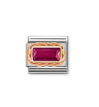 Rectangular Red Charm