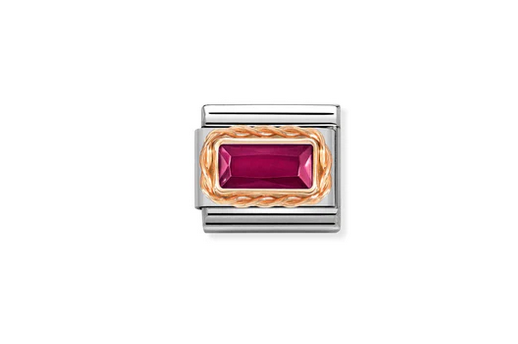 Rectangular Red Charm
