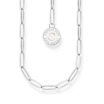 Charmista Silver Long link Necklace - 45cm
