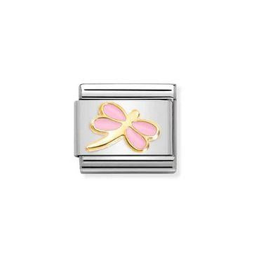 Pink Dragonfly Charm