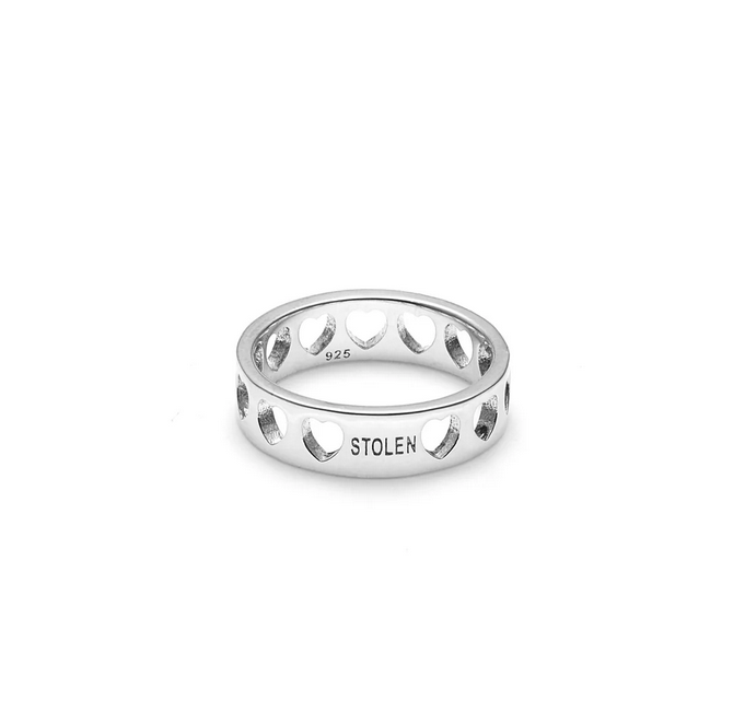Heartless Band Ring - Size N