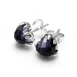 Sand Stone Love Claw Earrings