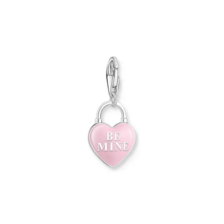 Charmista "Be Mine" Heart & Padlock Charm