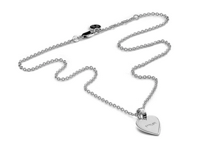 Midi Stolen Heart Necklace - SS