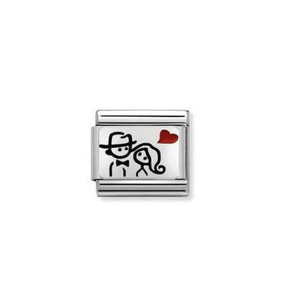 Married couple with heart symbol