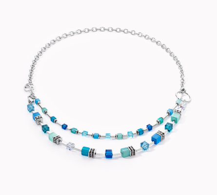 Blue Ocean Vibes Layer Chain necklace