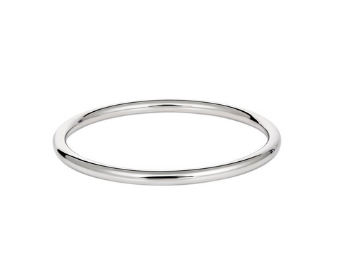 4mm Hollow Golf Bangle - SS - 50mm
