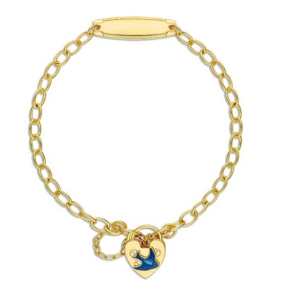 Bluebird Belcher Bracelet with ID - SSGP