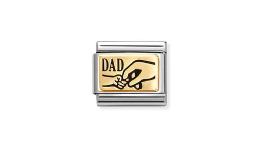 Dad with tiny hand symbol
