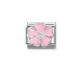 Pink Flowers Charm