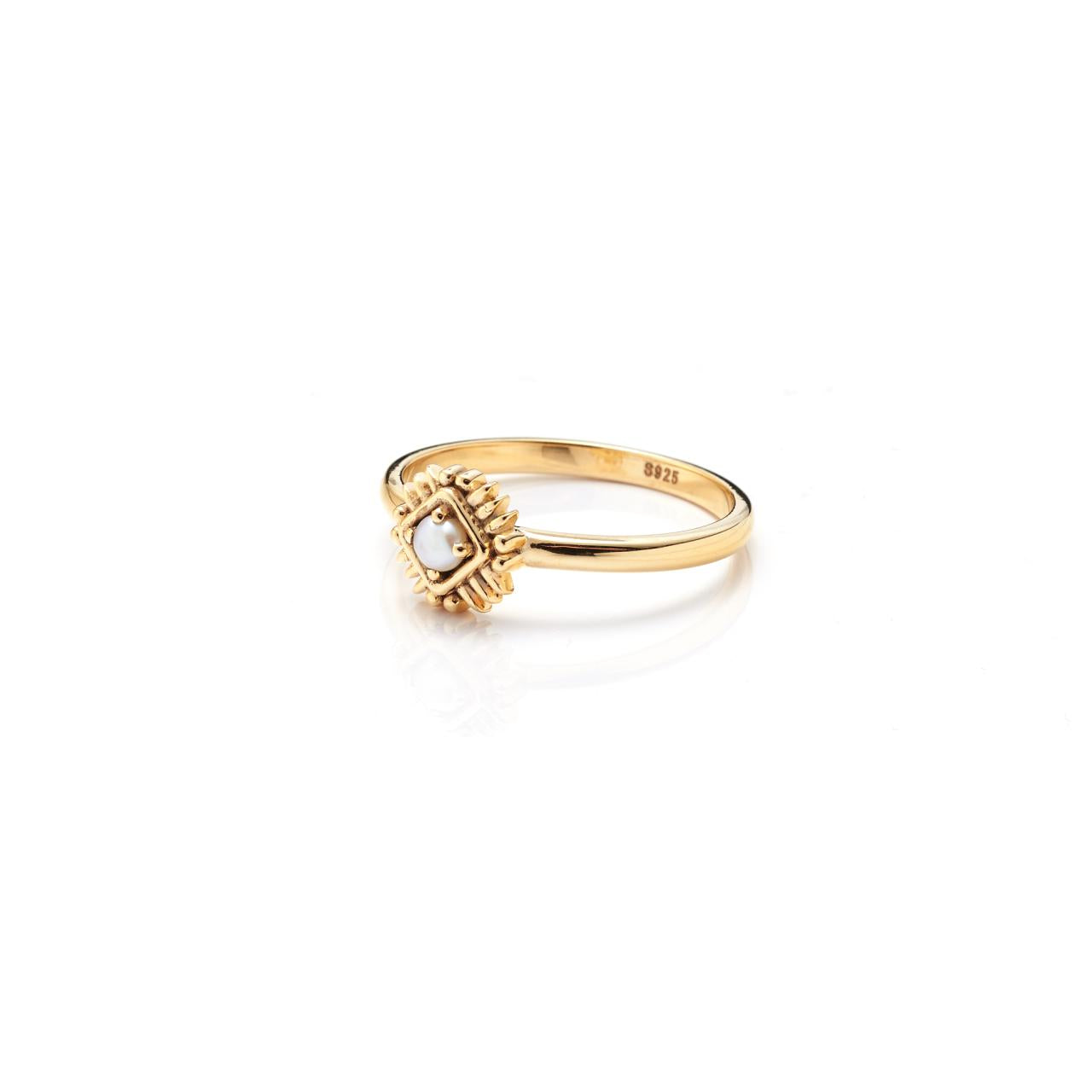 Petite Perle Ring -  (US Size 6) - GP