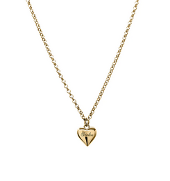 Full Hearts Mini Necklace - 18k GP
