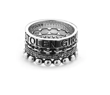 Layered Band Ring - SS - Size S