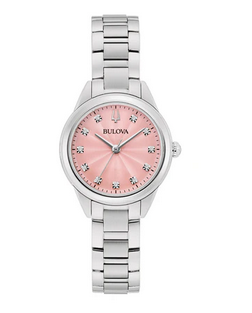 Classic Sutton Diamond Watch - Pink Dial