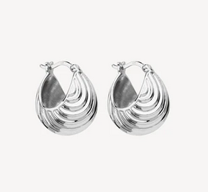 Cloud Catcher Hoop Earrings - SS