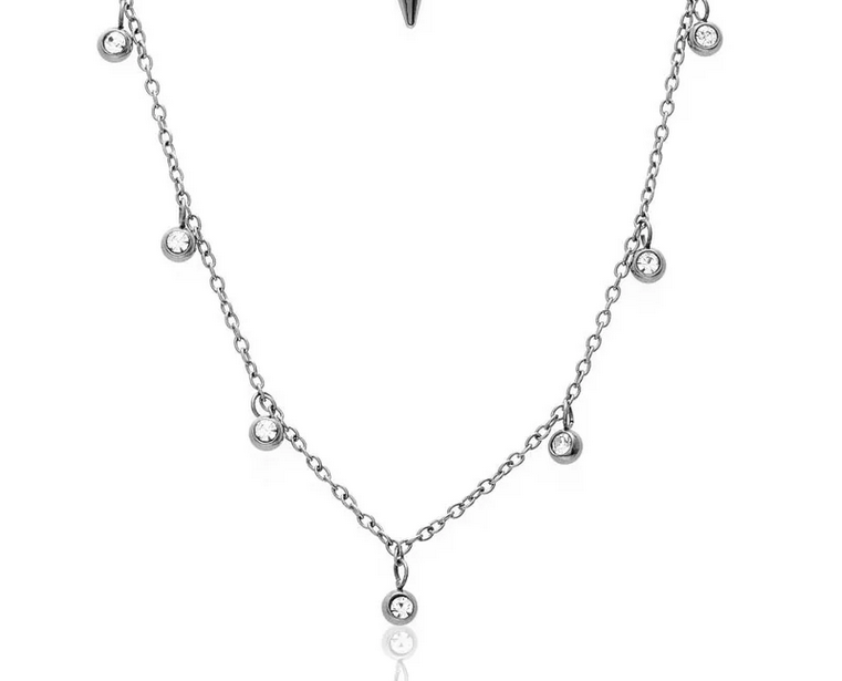 Glimmer / Necklace / CZ + Silver