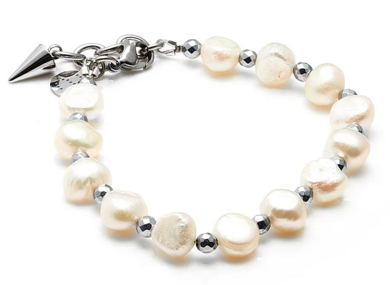 Lumina / Bracelet / Pearl + Silver
