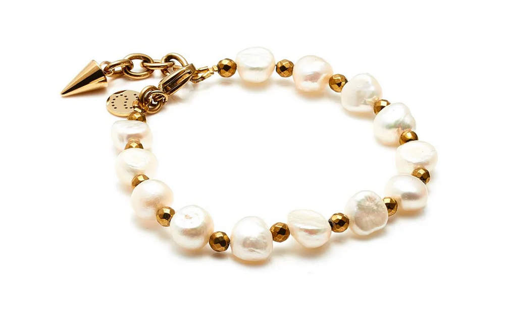 Lumina / Bracelet / Pearl + Gold