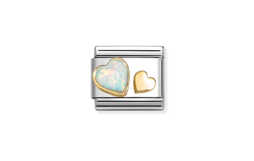 Hearts with White Opal symbol