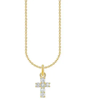 Cross Pendant -SSGP - CZ