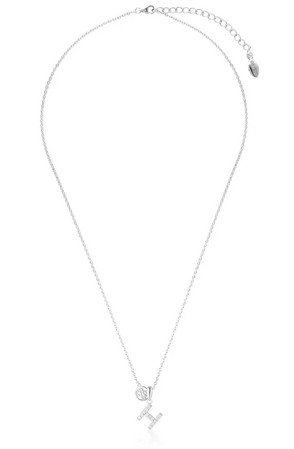 Luxury Letter "H" initial Pendant - SS