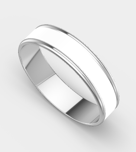 Platinum 600 Gents Wedder - Size W - 6mm