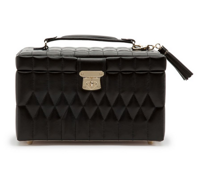 Caroline Medium Jewellery Case - Black