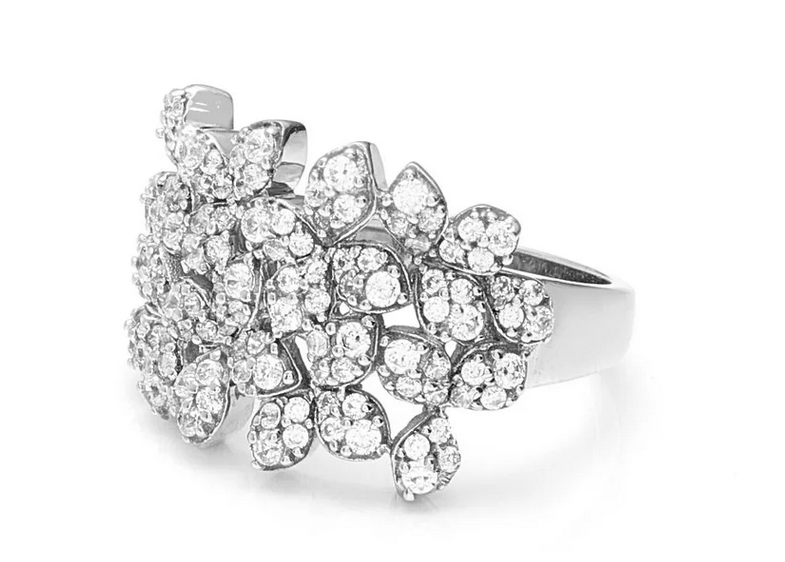 Eden / Ring / Clear + Silver