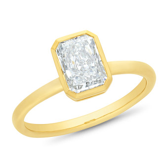 LAB Diamond - Radiant Cut - TDW = 1.50 9ct YG