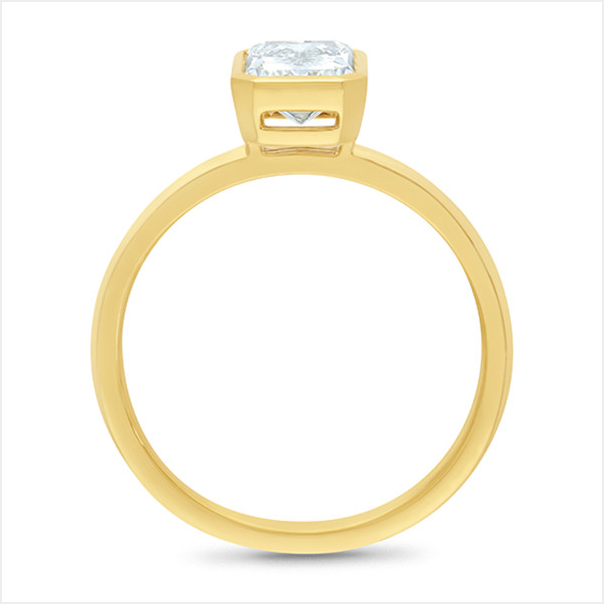 LAB Diamond - Radiant Cut - TDW = 1.50 9ct YG
