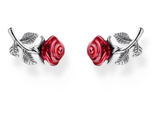 True Romance Rose Stud Earrings