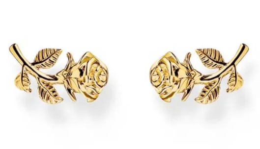 True Romance Rose Stud Earrings - SSGP