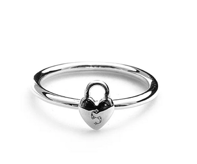 Micro Padlock Ring - T