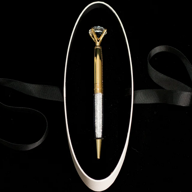 Diamond & Gold Pen