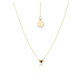 Superfine / Necklace / Keepsake / Black Spinel + Gold