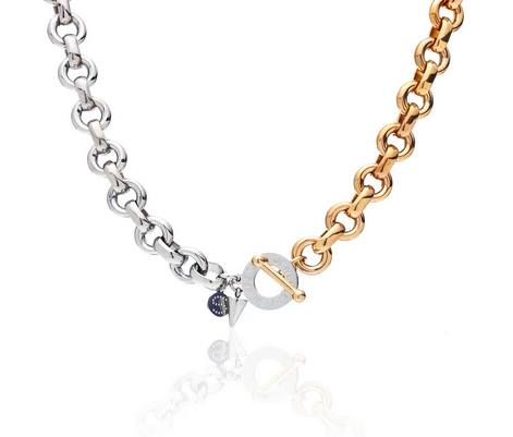 Heirloom Two-Tone / Necklace / Gold + Silver
