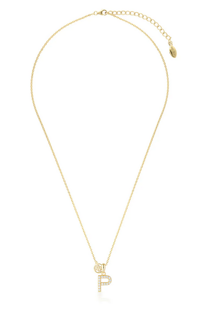 Luxury Letter "P" initial Pendant - GP
