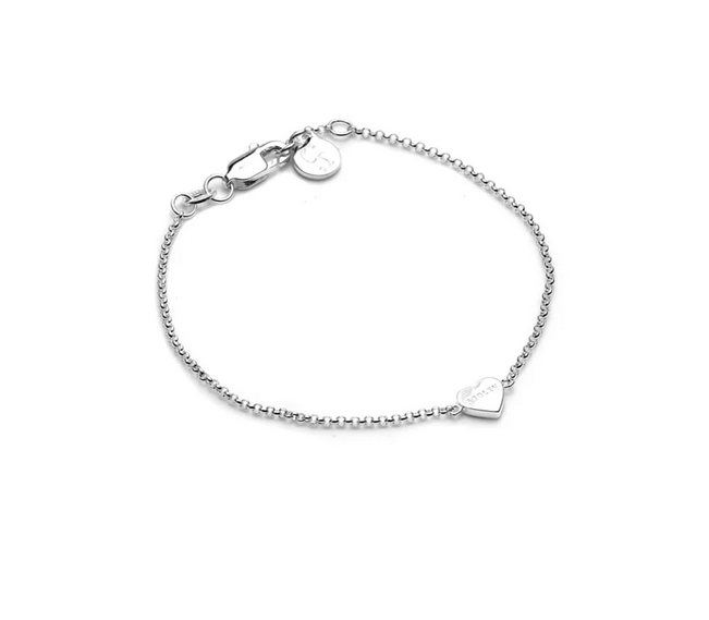 Single Heart Bracelet - SS