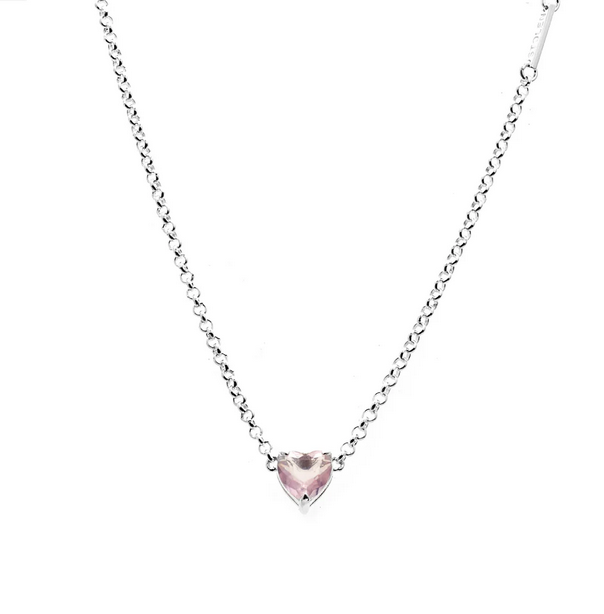 Talon Necklace - Rose Quartz - SS