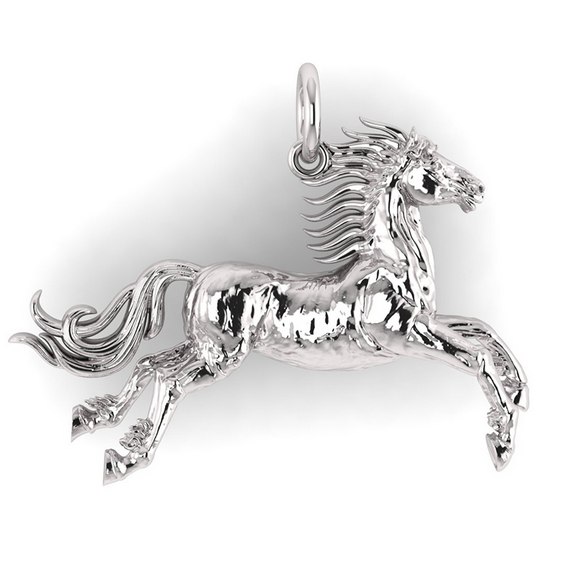 Rohan Horse Pendant - Lord of the Rings