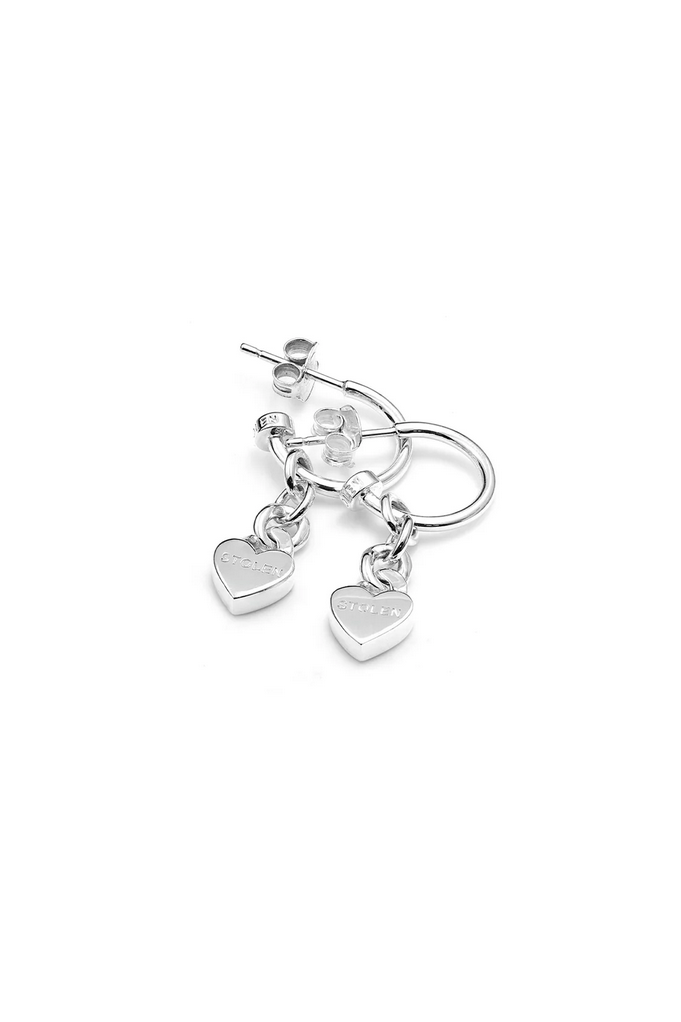 Love Chain Anchor Earrings - SS