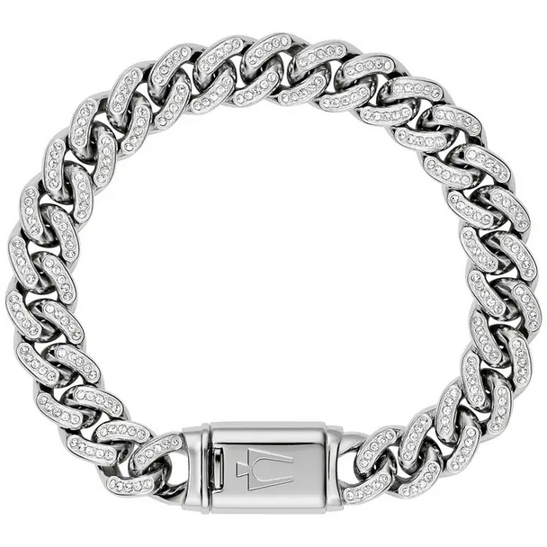 Men's Crystal Gift Set - Stainless Strap