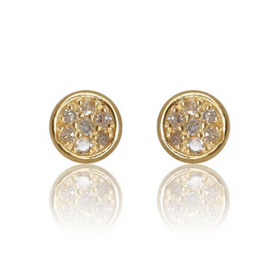 Fourteen Natural Diamond Dotti Earrings - SSGP
