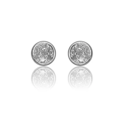 Fourteen Natural Diamond Dotti Earrings