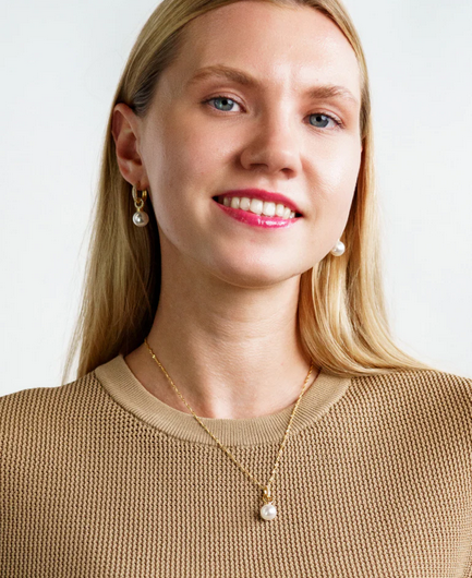 Adagio Duo Hoop Earrings - SSGP