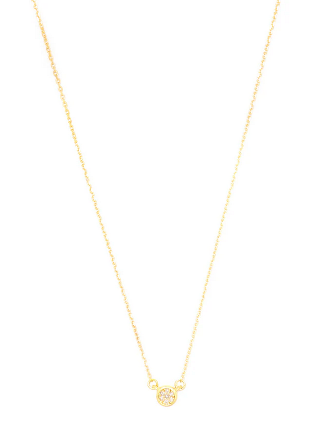 Seven Natural Diamond Dotti Pendant - SSGP