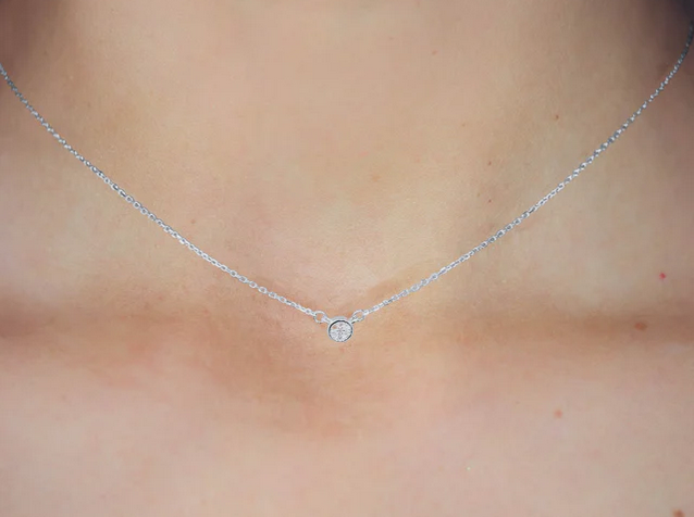 Seven Natural Diamond Dotti Pendant - SSRP