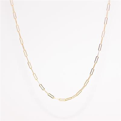 Gold Filled Paperclip Chain - 50cm