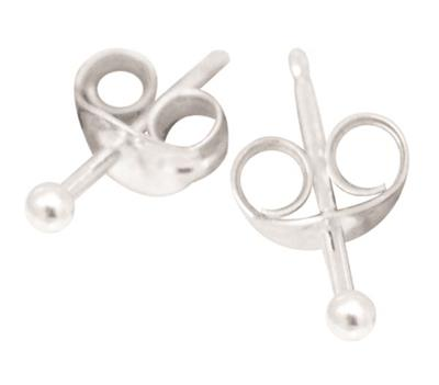 2mm Ball Stud Earring - SS