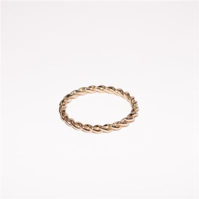 Twist Stacker Ring - 9ct YG